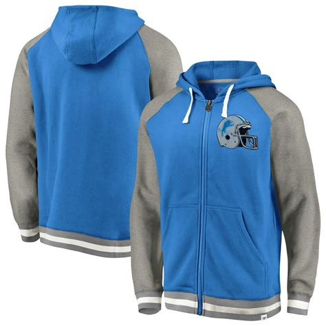 men's detroit lions zip up hoodie